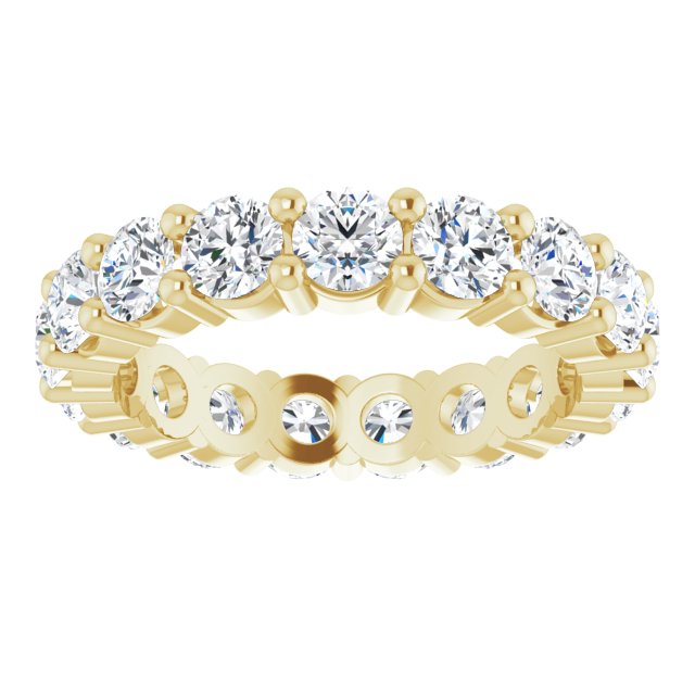 3.57 ct. Round Diamond Eternity Band-VIRABYANI